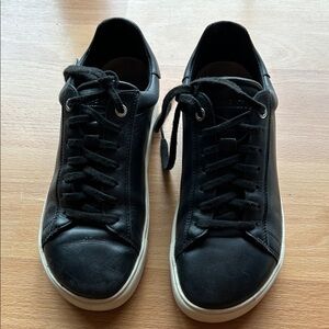 Birkenstock Black Leather Flats